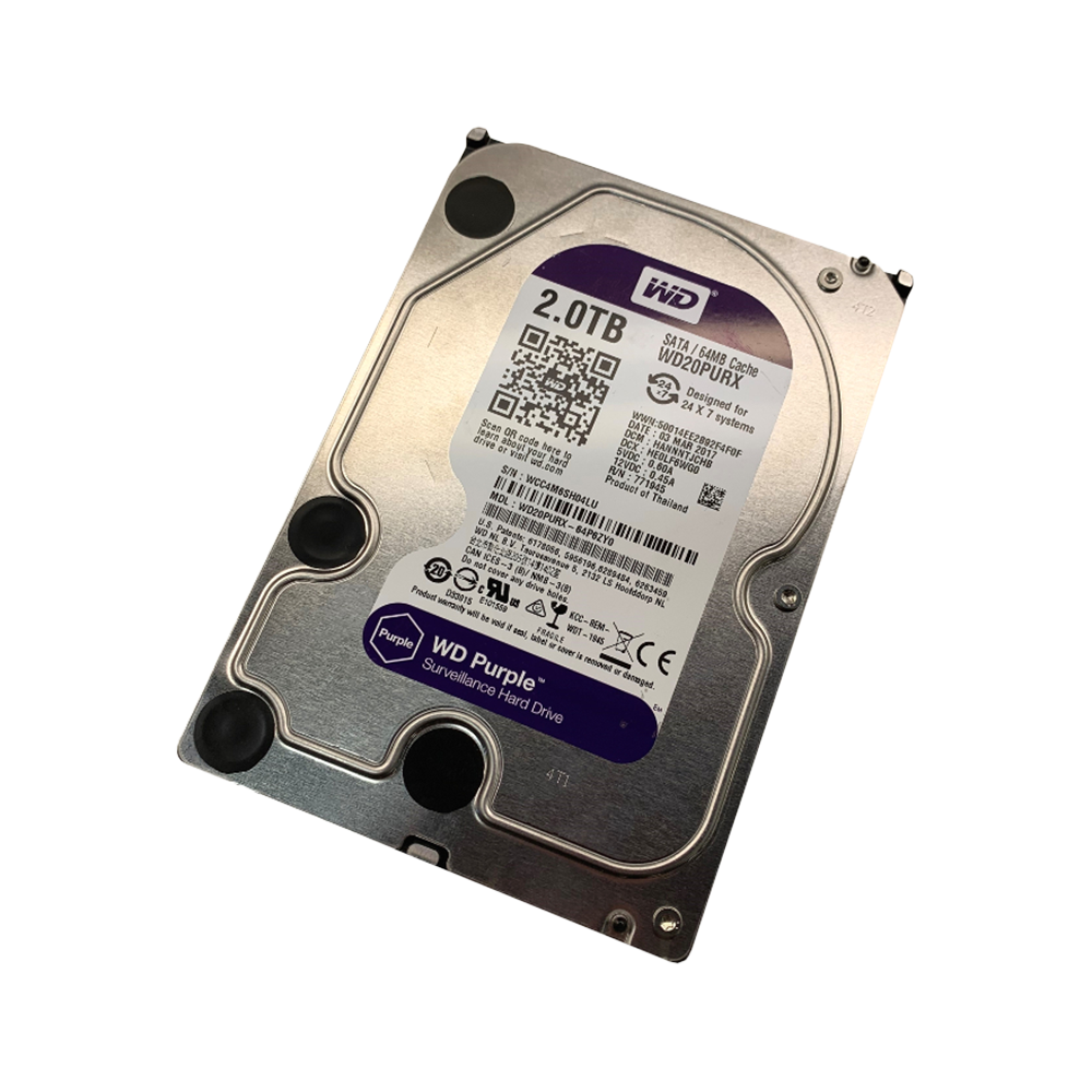 Western Digital - WD Purple - 2TB - SATA - 5.4K - 6GB/s