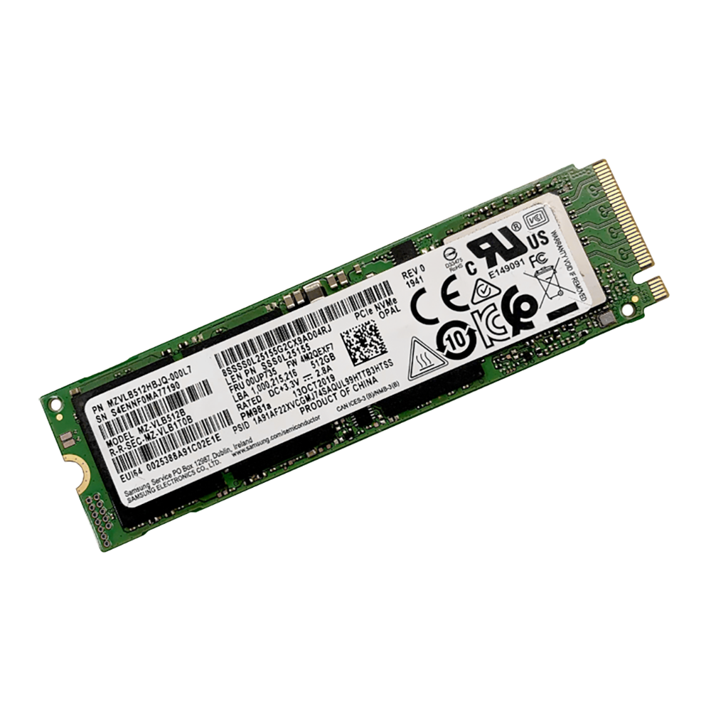Lenovo Samsung - 512GB - M.2 2280 NVMe SSD - 6GB/s