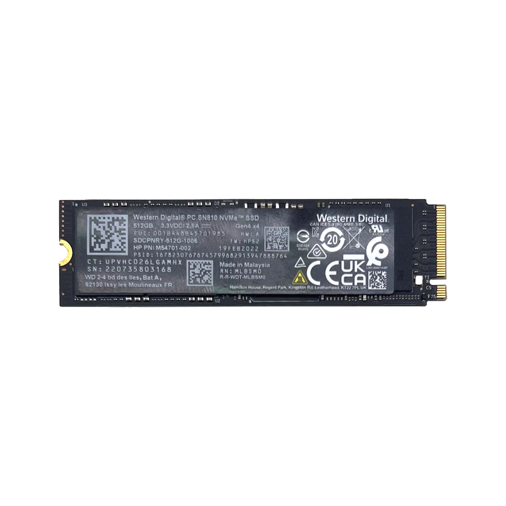 HP Western Digital - SN810 - 512GB - M.2 2280 NVMe SSD