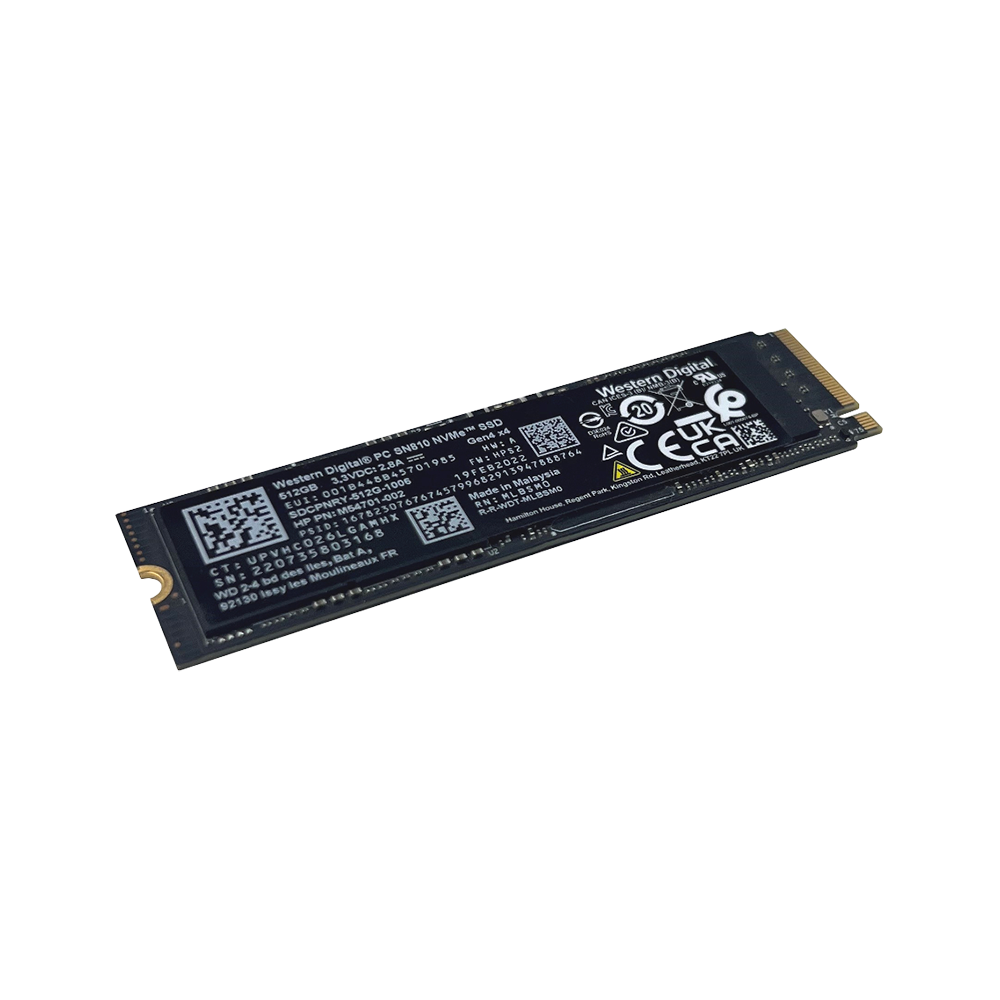 HP Western Digital - SN810 - 512GB - M.2 2280 NVMe SSD