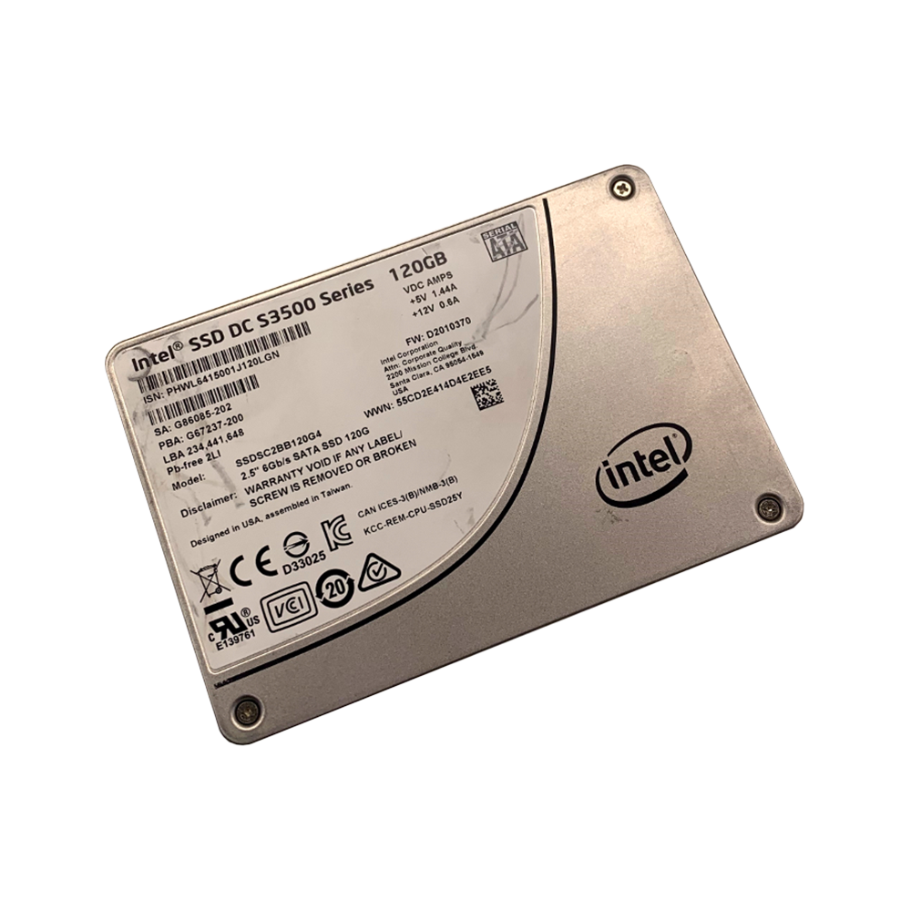 Intel DC S3500 SSDSC2BB120G4 SSDSC2BB120G401 120Gb SATA III SSD New
