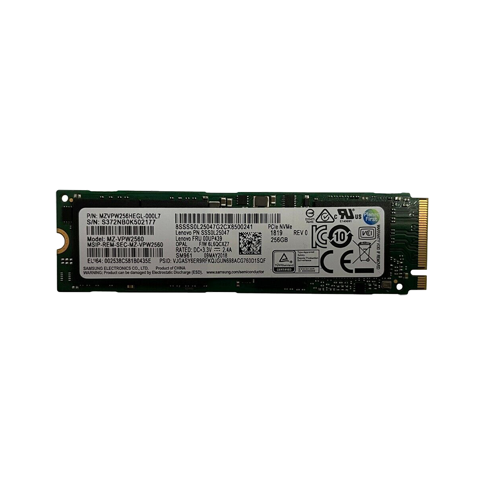 Lenovo - 256GB - M.2 2280 NVMe SSD - 6GB/s - (00UP439)