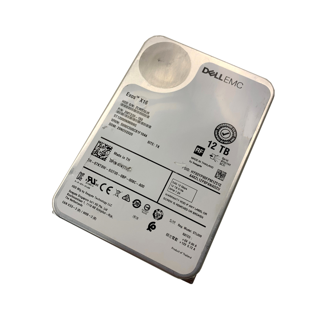Seagate Exos 16TB HDD 2台セット Seagate ST2400MM0129 Exos 10E2400 2.4TB SAS-12Gbps 512e 2.5