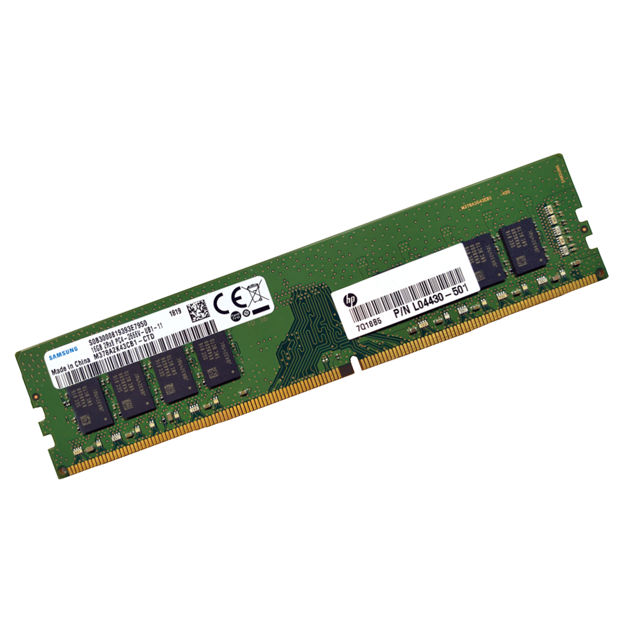 SAMSUNG 16GB PC4-2666V-12 4枚セット 64GB 16GB PC4 (DDR4) 2666 MHz 2666V-U 2Rx8 Memory - Samsung