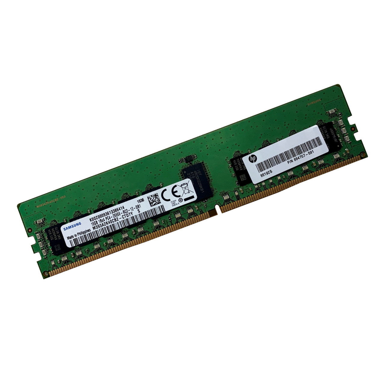 Samsung - 16GB 1Rx4 PC4-2666V-R - ECC Registered DDR4 Memory - Used -  (M393A2K40CB2-CTD7Y)