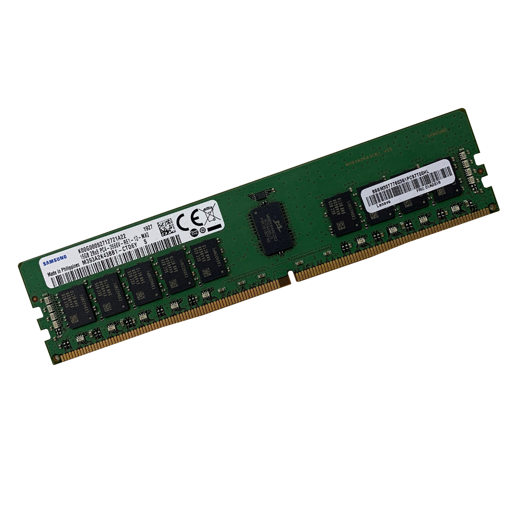 16GB PC4 (DDR4) 2666 MHz 2666V-R 2Rx8 Memory - Samsung