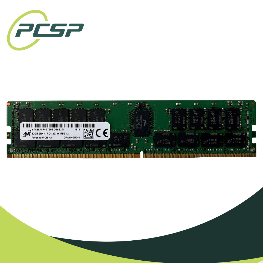 32GB PC4 (DDR4) 2933 MHz 2933Y-R 2Rx4 Memory - Micron