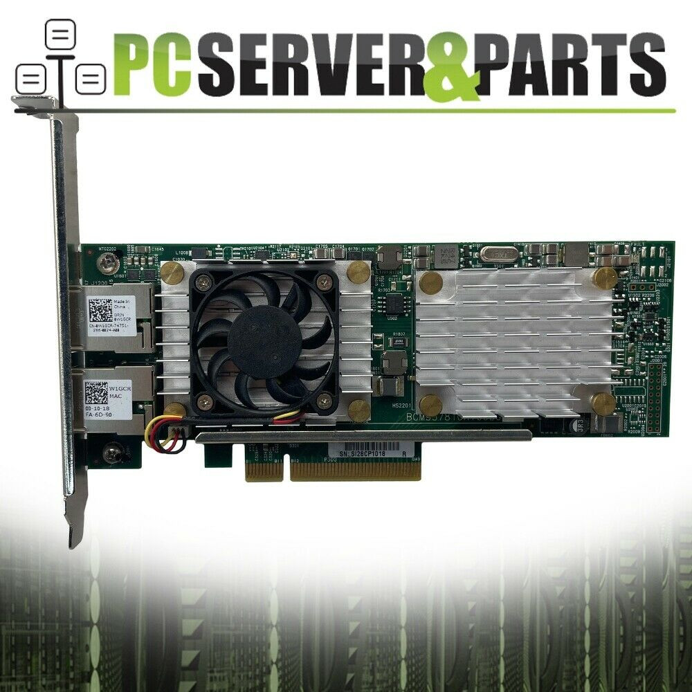 Carte Réseau Dell Broadcom 57810S 10Gbps Dual Port SFP+ - 0W1GCR (occasion Testée)