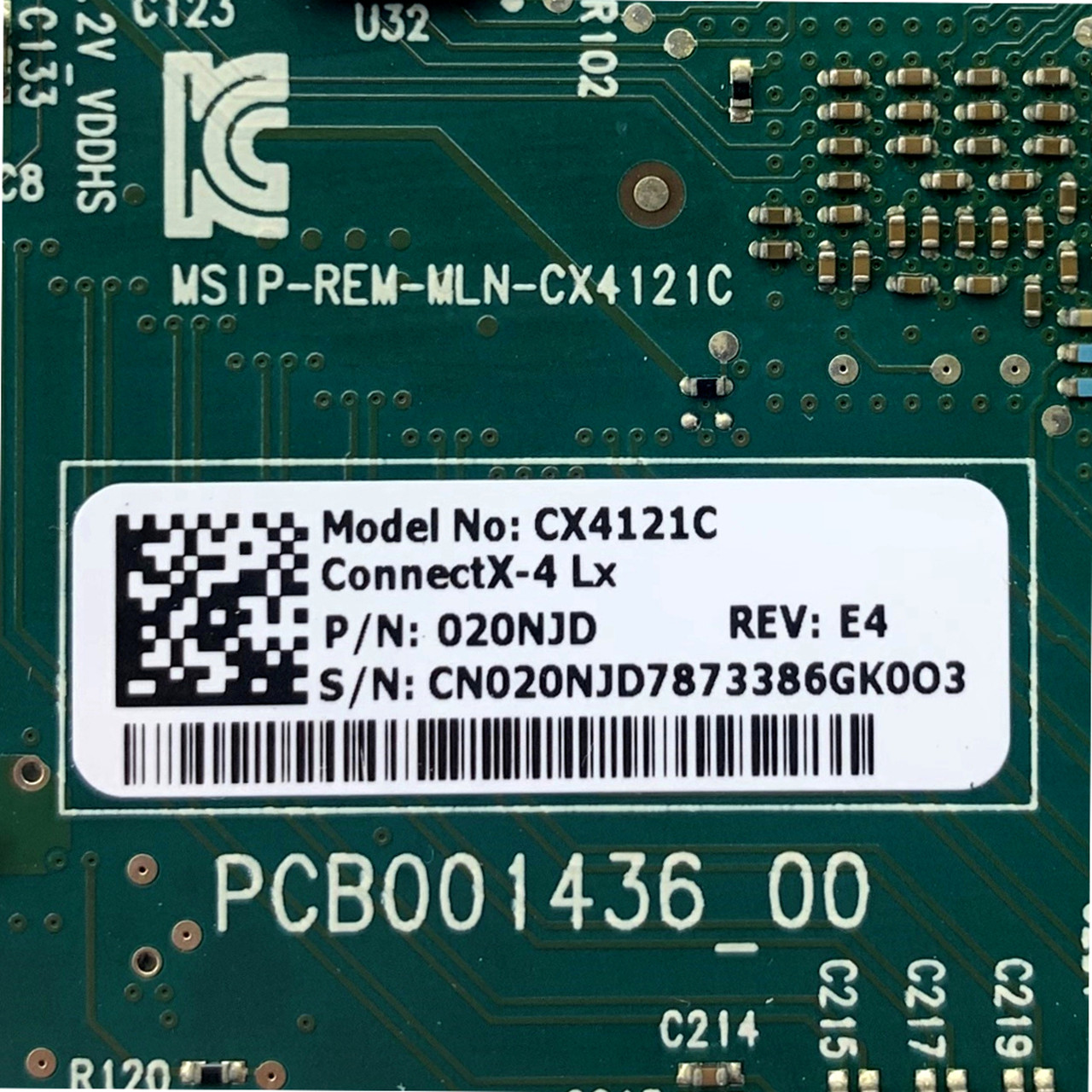 Dell Mellanox - ConnectX-4 - CX4121C - Dual Port 25GbE LX SFP+