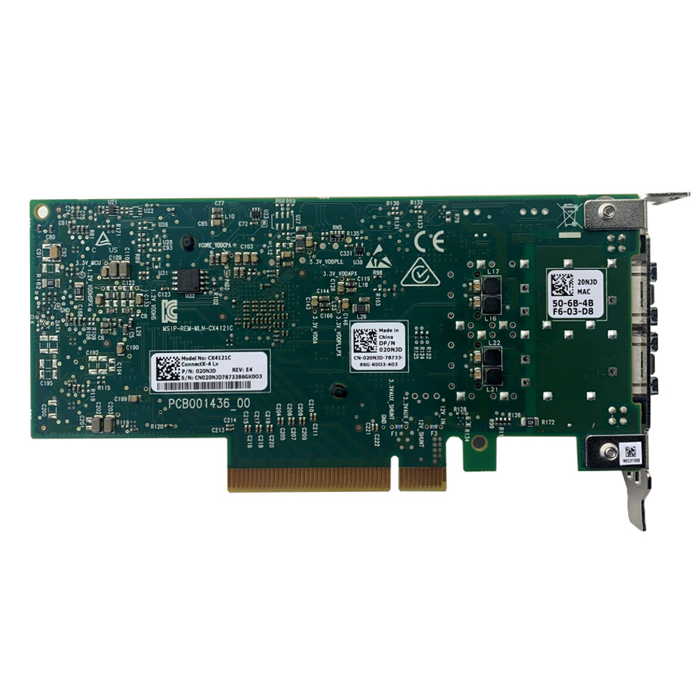 【IIDX/BMSコン】 Laincon Mini-4【美品】 Dell Mellanox - ConnectX-4 - CX4121C - Dual Port 25GbE LX SFP+