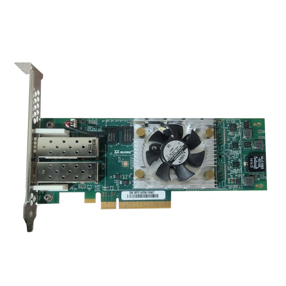 Q-Logic - QLE8362-SR - PCIe - 2x 10GBps SFP+ - PCI Card - Full