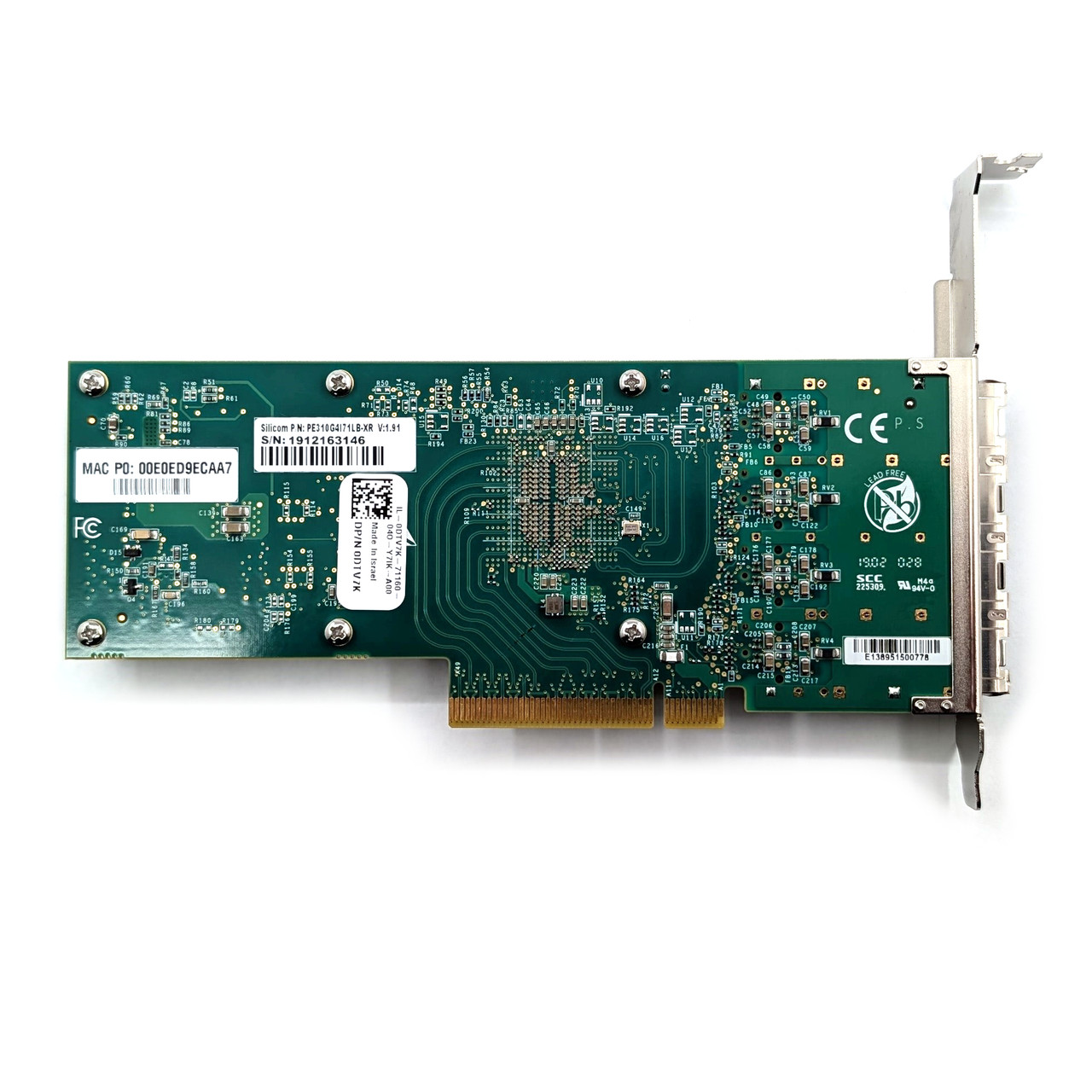 Dell - Silicom - PE310G4I71LB-XR - Quad Port 10Gb - Fibre Channel Dell - Silicom - PE310G4I71LB-XR - Quad Port 10Gb - Fibre Channel