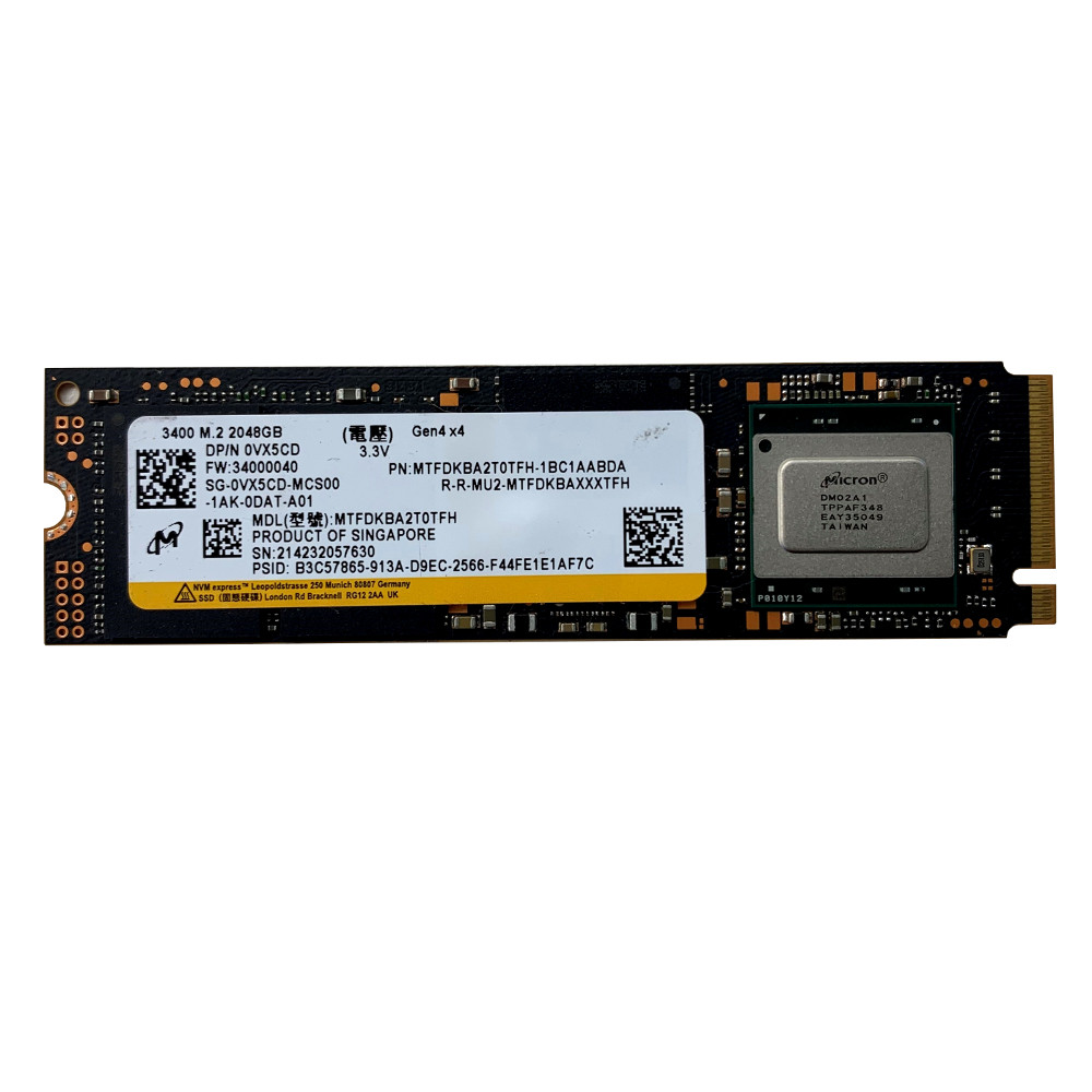 Dell Micron - 3400 Series - 2TB - M.2 2280 NVMe SSD