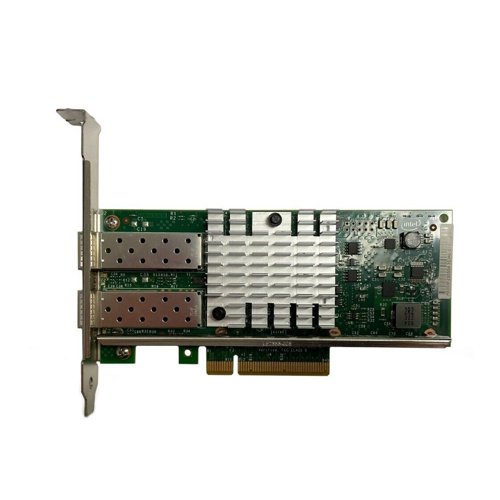Dell - X520-DA2 - PCIe 2.0 x8 - 2x 10GBps SFP+ - PCI Card - High