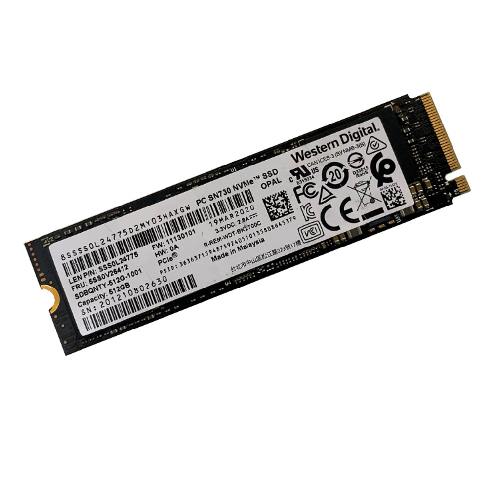 Lenovo Western Digital - SN730 - 512GB - M.2 2280 NVMe SSD