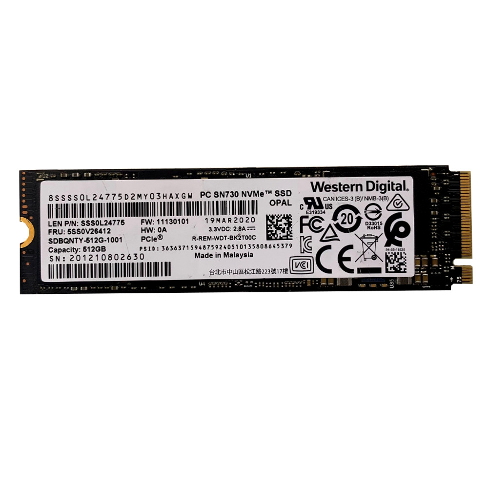 Lenovo Western Digital - SN730 - 512GB - M.2 2280 NVMe SSD