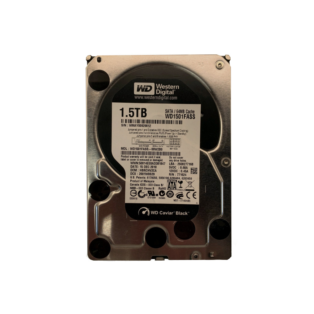 Western Digital - Caviar Black - 1.5TB - SATA - 7.2K -