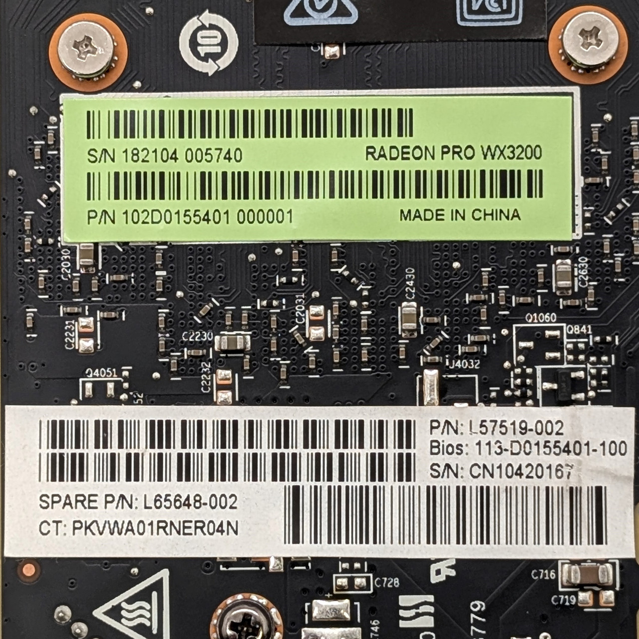 HP – AMD Radeon Pro WX 3200 – 4GB GDDR5 PCIe Graphics Card