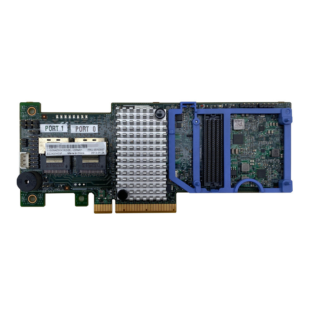 LSI MegaRAID SAS 9270CV-8i CacheVault付 LSI - 9270CV-8I - 6GBps Dual Internal SAS Ports - 1GB Cache - Used
