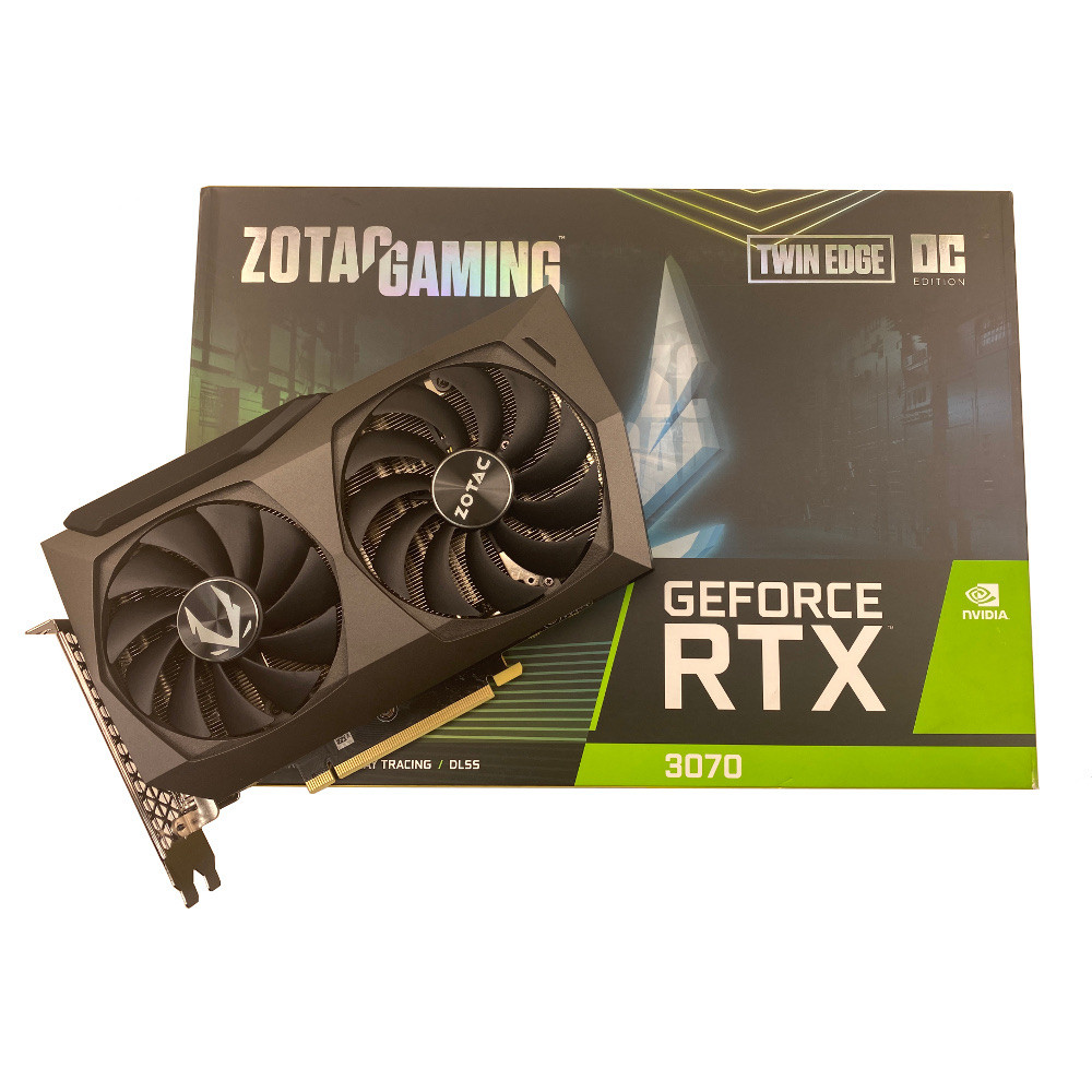 PNY NVIDIA GeForce RTX 3070 Twin Edge OC LHR0 (8GB GDDR6) Graphics Card  Used (ZT-A30700H-10PLHR)