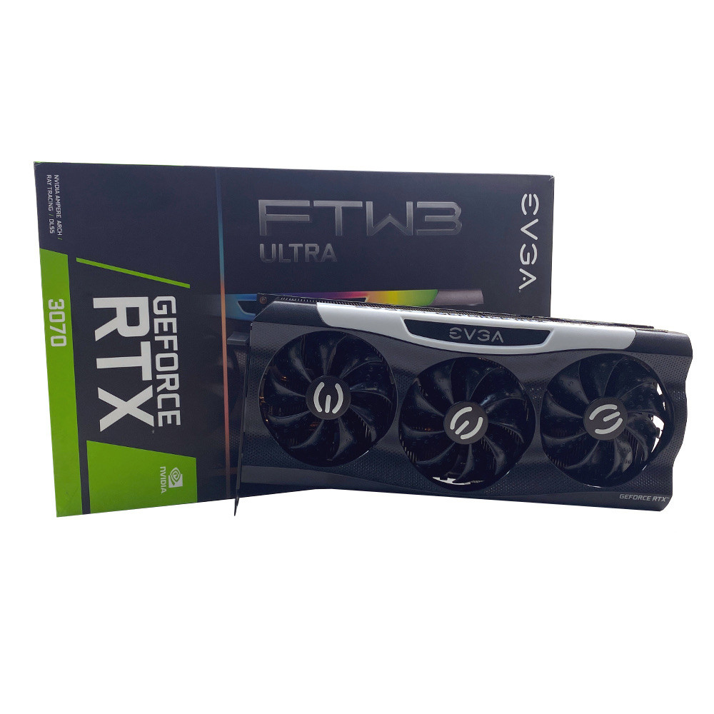 EVGA - NVIDIA RTX 3070 FTW3 Ultra (8GB GDDR6) Graphics Card - Used