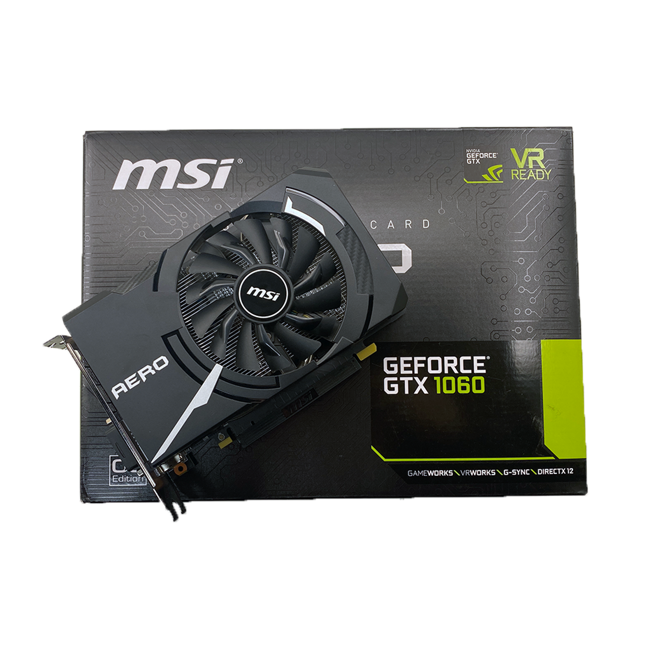 MSI - NVIDIA GeForce GTX 1060 AERO ITX OC (6GB GDDR5) Graphics Card - Used