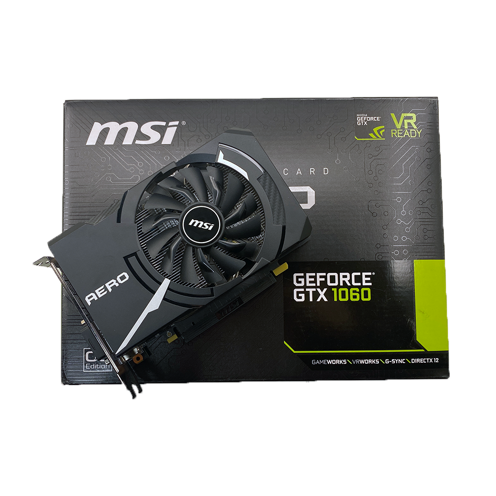MSI GTX1060 AERO 6GB グラフィックボード MSI - NVIDIA GeForce GTX 1060 AERO ITX OC (6GB GDDR5) Graphics