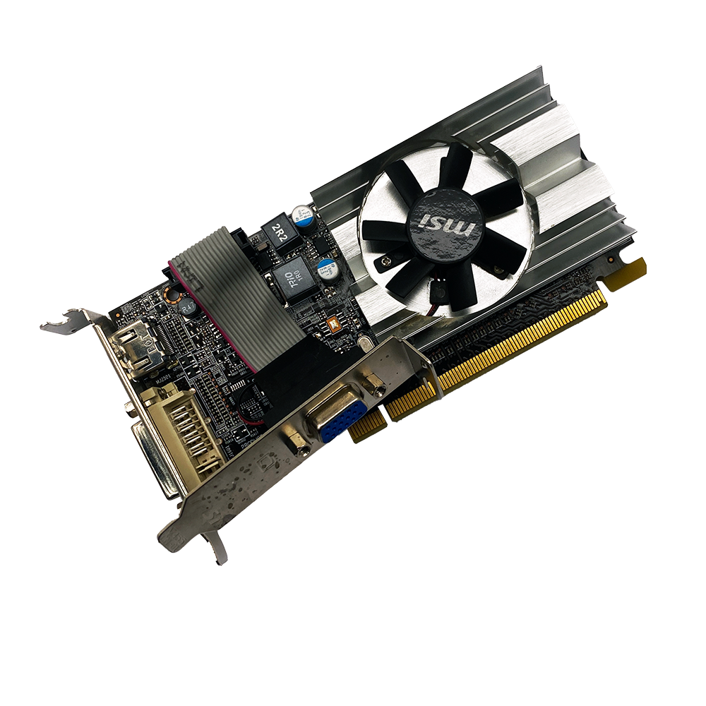 MSI AMD Radeon HD 6450 (1GB DDR3) Graphics Card Used (R6450-MD1GD3/LP)