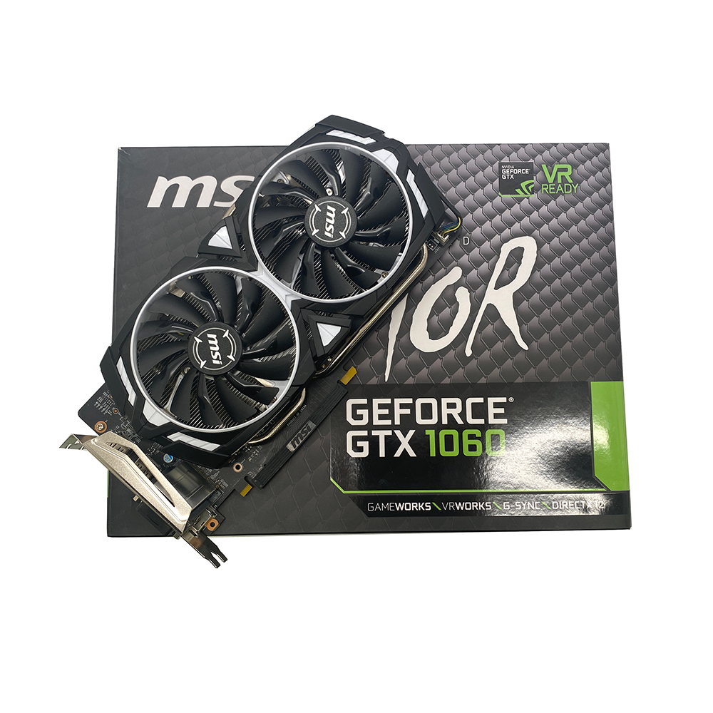 DEFECTIVE FAN** MSI - NVIDIA GeForce GTX 1060 ARMOR 6G OCV1 (6GB