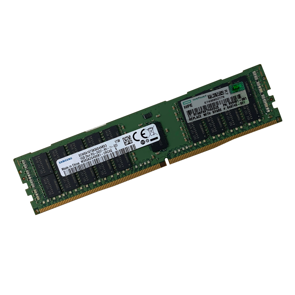 HPE Samsung 16GB PC4-2400T-R 2Rx4 DDR4 RDIMM (16GB DDR4 R) RAM