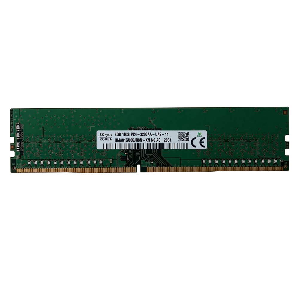Hynix - 8GB 1Rx8 PC4-3200AA-U - Non-ECC Unbuffered DDR4 Memory