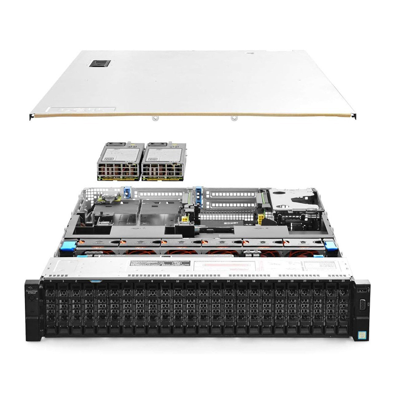 Dell PowerEdge R730xd 26 Bay SFF 2U Server - 2x Intel Xeon E5-2697