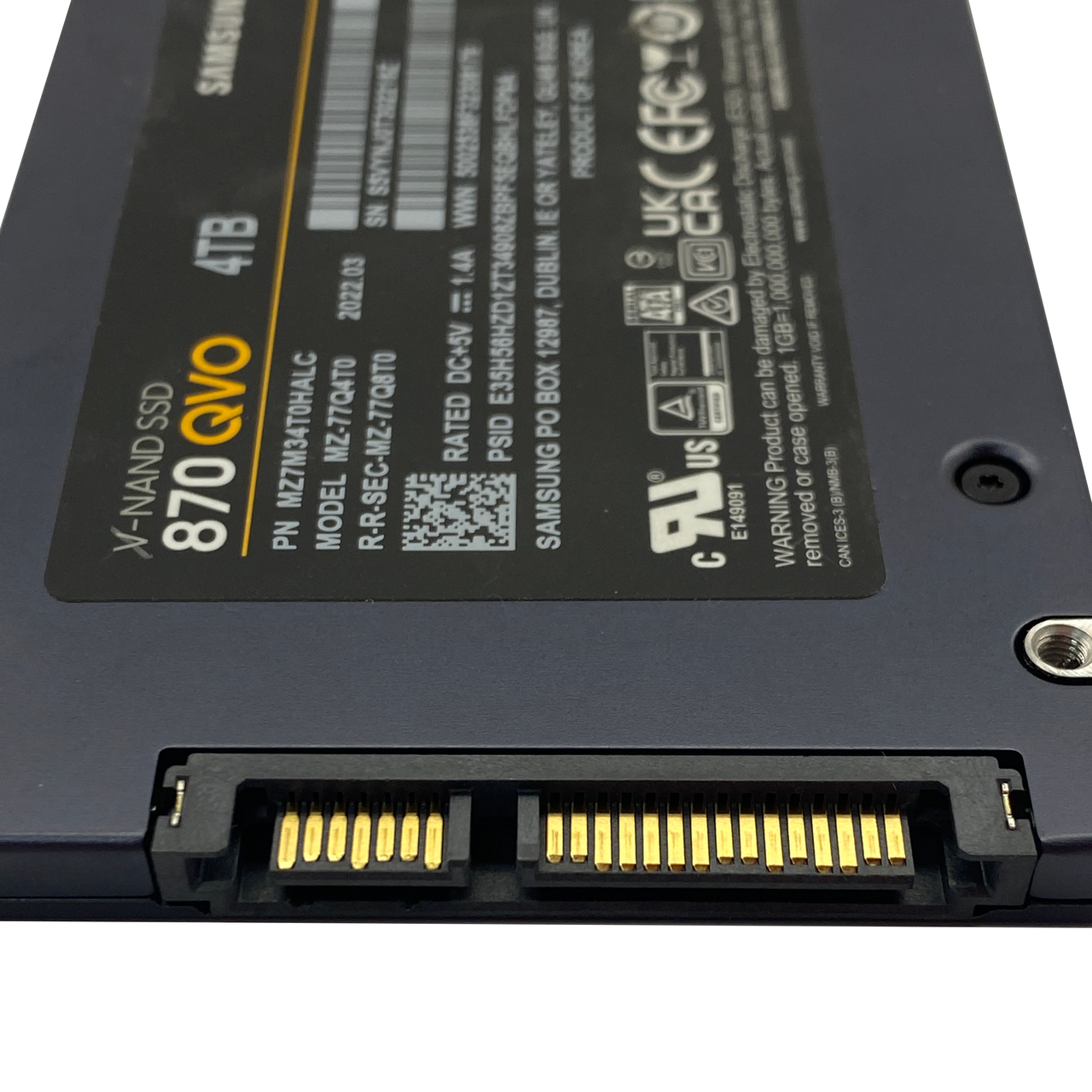 Samsung - Samsung 870 QVO MZ-77Q4T0 4TB SATA 6GB/s 2.5