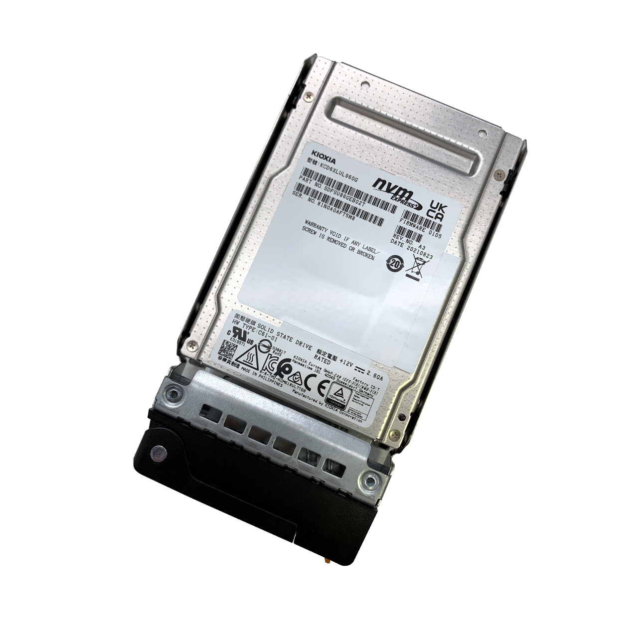 Kioxia - CD6-R Series 960GB NVMe PCIe 4.0 x4 U.3 2.5