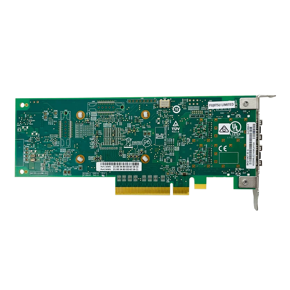 富士通 QLogic QLE2692-F デュアルポート 16Gb FC HBA QLOGIC QLE2692 DUAL PORT 16GB FC - Arihant Info Solutions