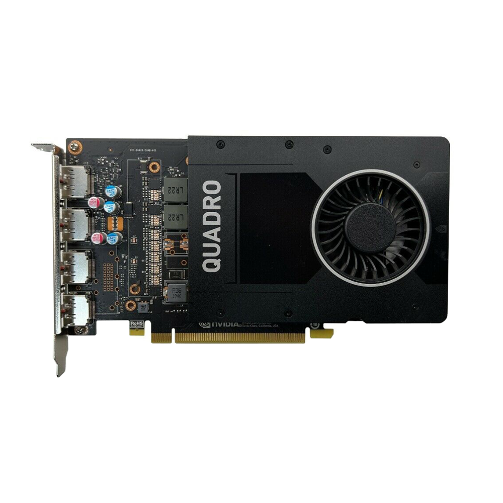 HP - NVIDIA Quadro P2200 5GB GDDR5X 4x DisplayPort High Profile