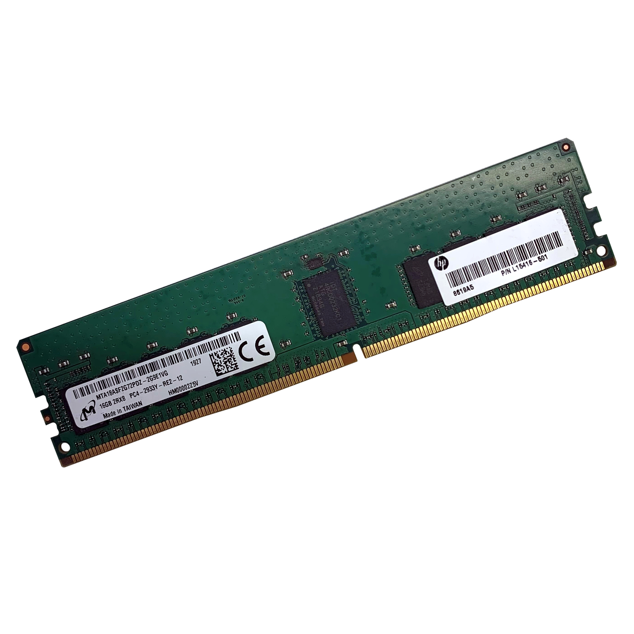 Micron - 16GB 2Rx8 PC4-2933Y-R - ECC Registered DDR4 Memory - Used