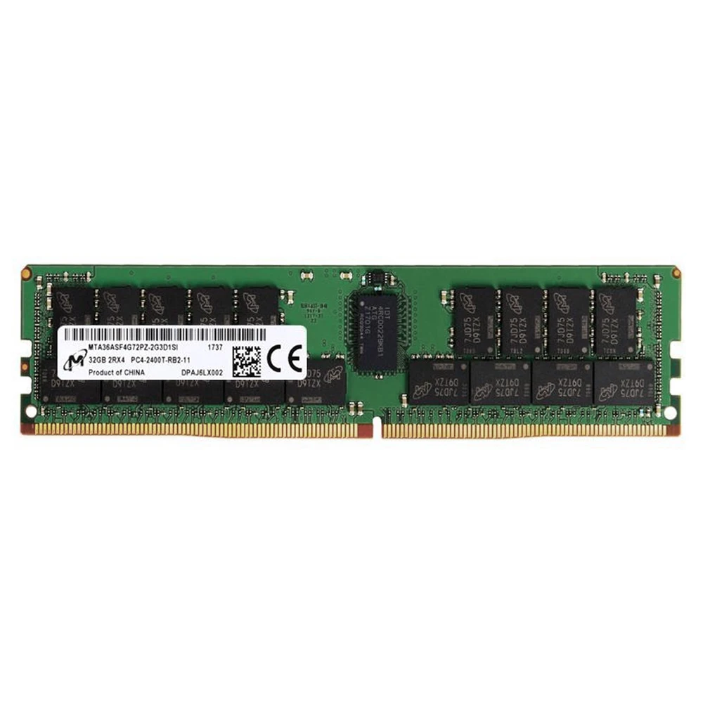32GB PC4 (DDR4) 2400 MHz 2400T-R 2Rx4 Memory - Micron