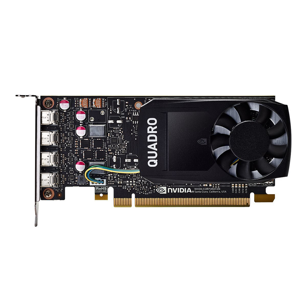 HP - NVIDIA Quadro P1000 (4GB DDR5) 4x Mini-DisplayPort Low