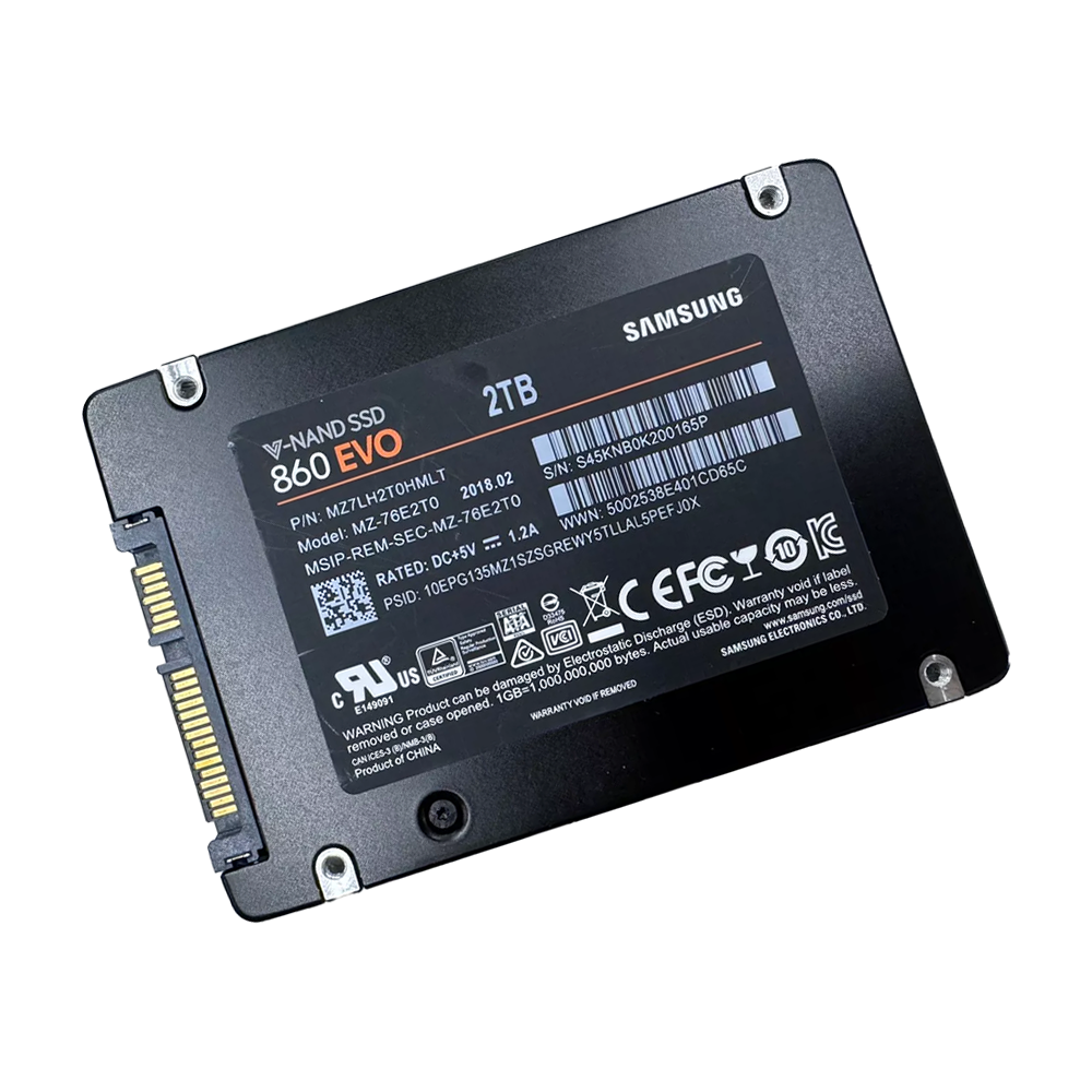 SAMSUNG 860 EVO 2TB SSD 2.5インチ SATA6Gbps SAMSUNG製 860EVO SSD