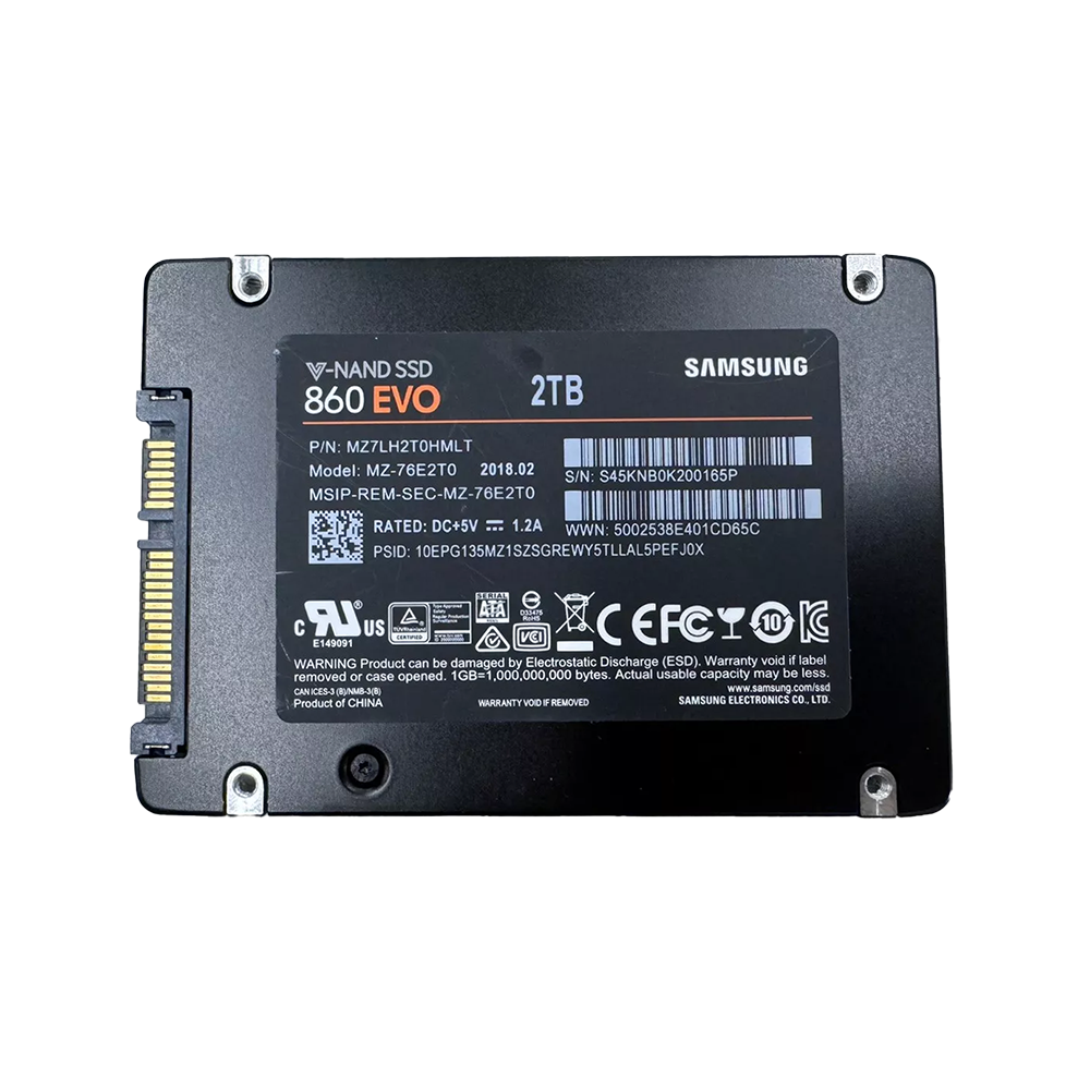 Samsung - MZ-76E2T0 860 EVO 2TB 6GB/s 2.5