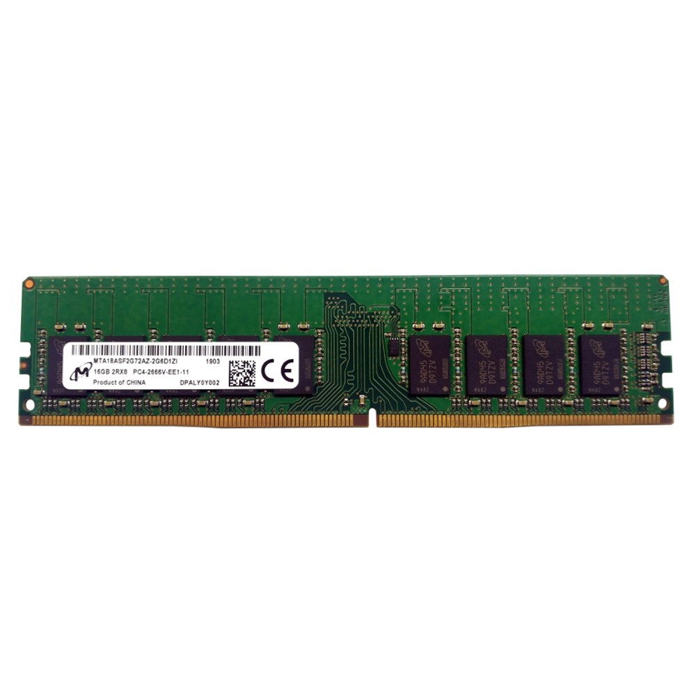 16GB PC4 (DDR4) 2666 MHz 2666V-E 2Rx8 Memory - MTA18ASF2G72AZ