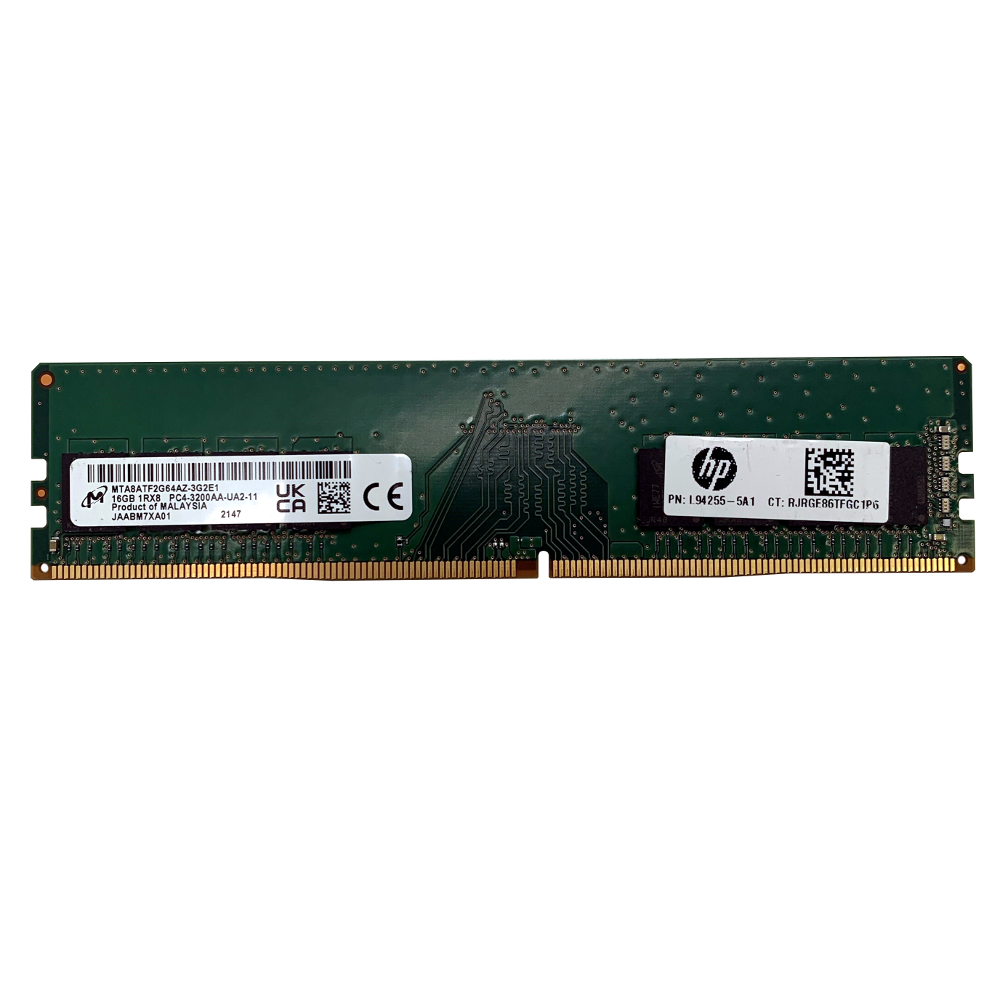 16GB PC4 (DDR4) 3200 MHz 3200AA-U 1Rx8 Memory - MTA8ATF2G64AZ