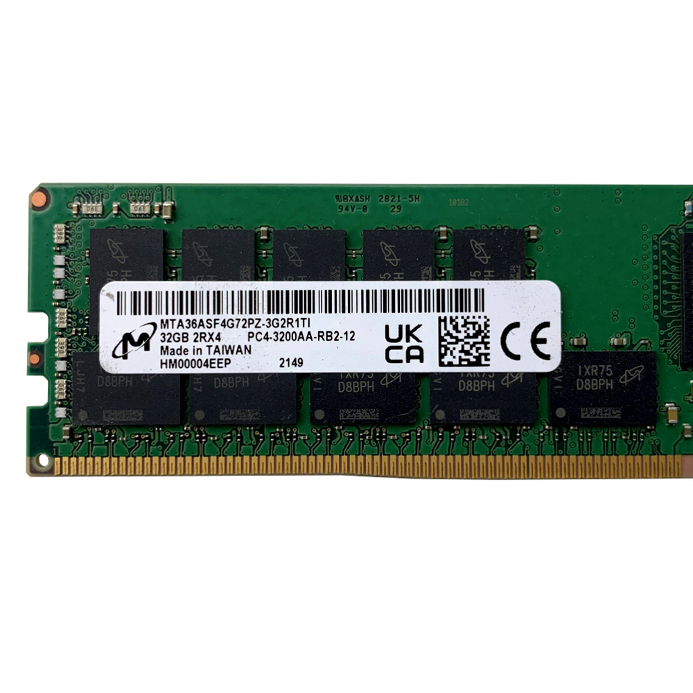 32GB PC4 (DDR4) 2666 MHz 3200AA-R 2Rx4 Memory - MTA36ASF4G72PZ