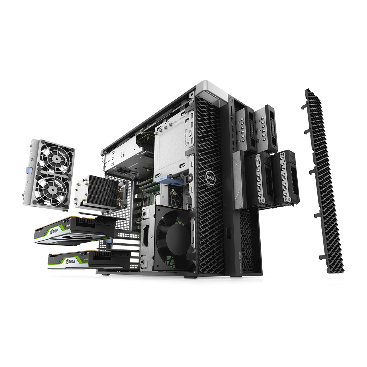 ワークステーション DELL Precision T7820 gold 6148 Dell Precision T7820 - Xeon Gold 6130 (2.10GHz) 16C - No RAM - No