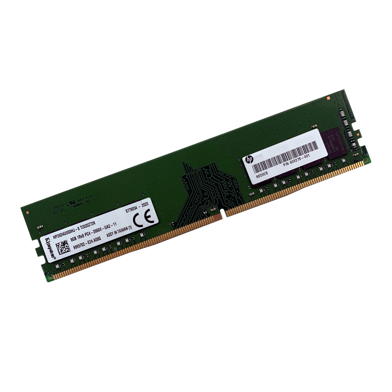 Kingston - 8GB 1Rx8 PC4-2666V-U - Non-ECC Unbuffered - UDIMM