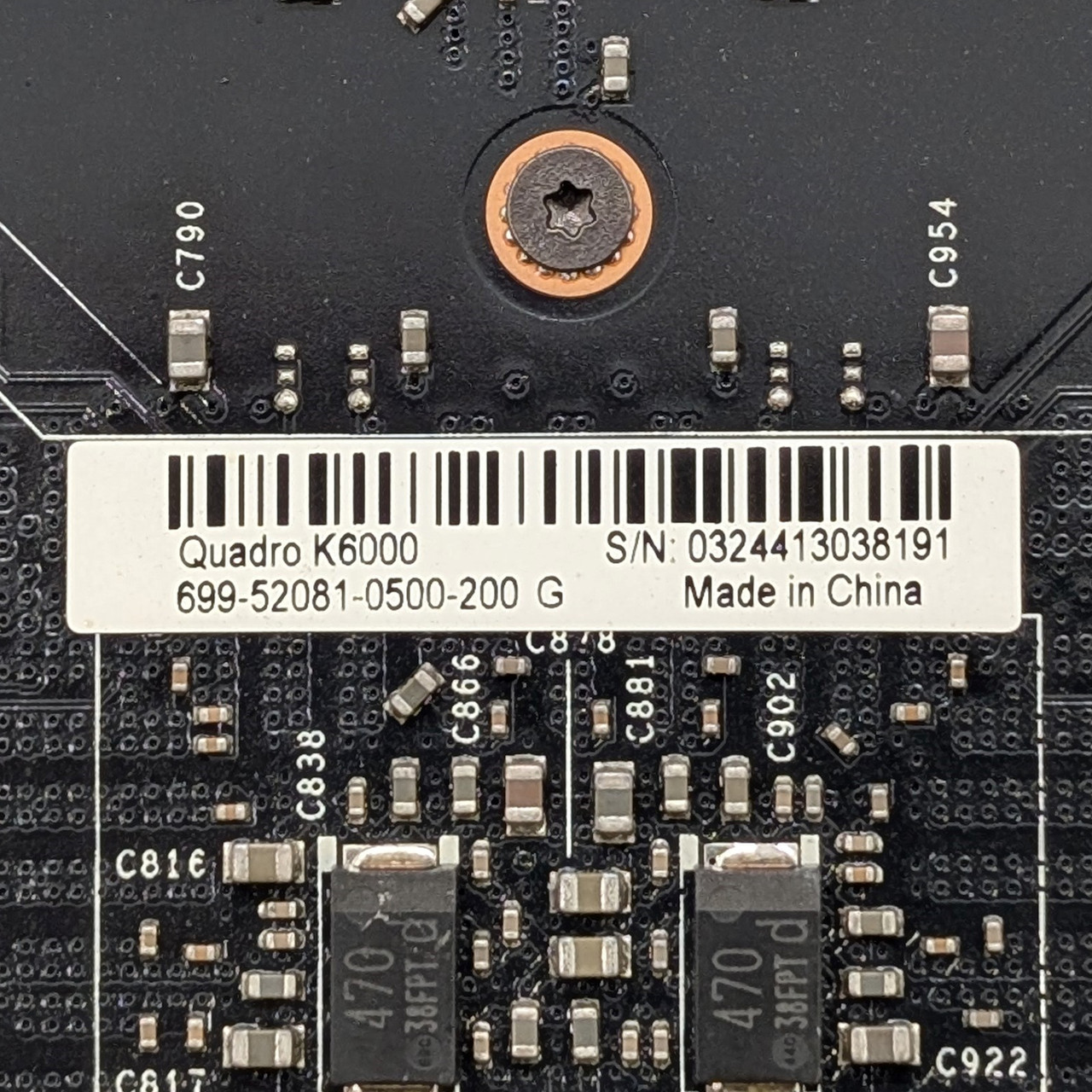 NVIDIA Quadro K6000 12GB GDDR5 Graphics Card High Profile (699