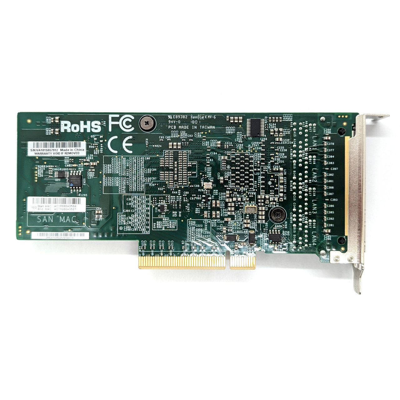 Supermicro Quad Port 10GBase-T 10GbE Network Adapter Low Profile