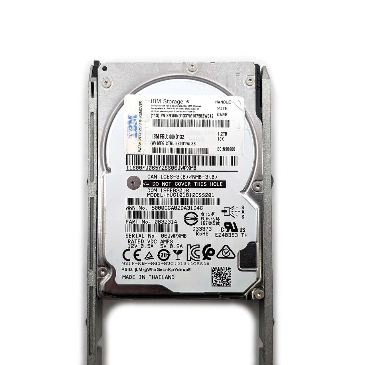 IBM 1.2TB 10K 12Gb/s SED SAS 2.5