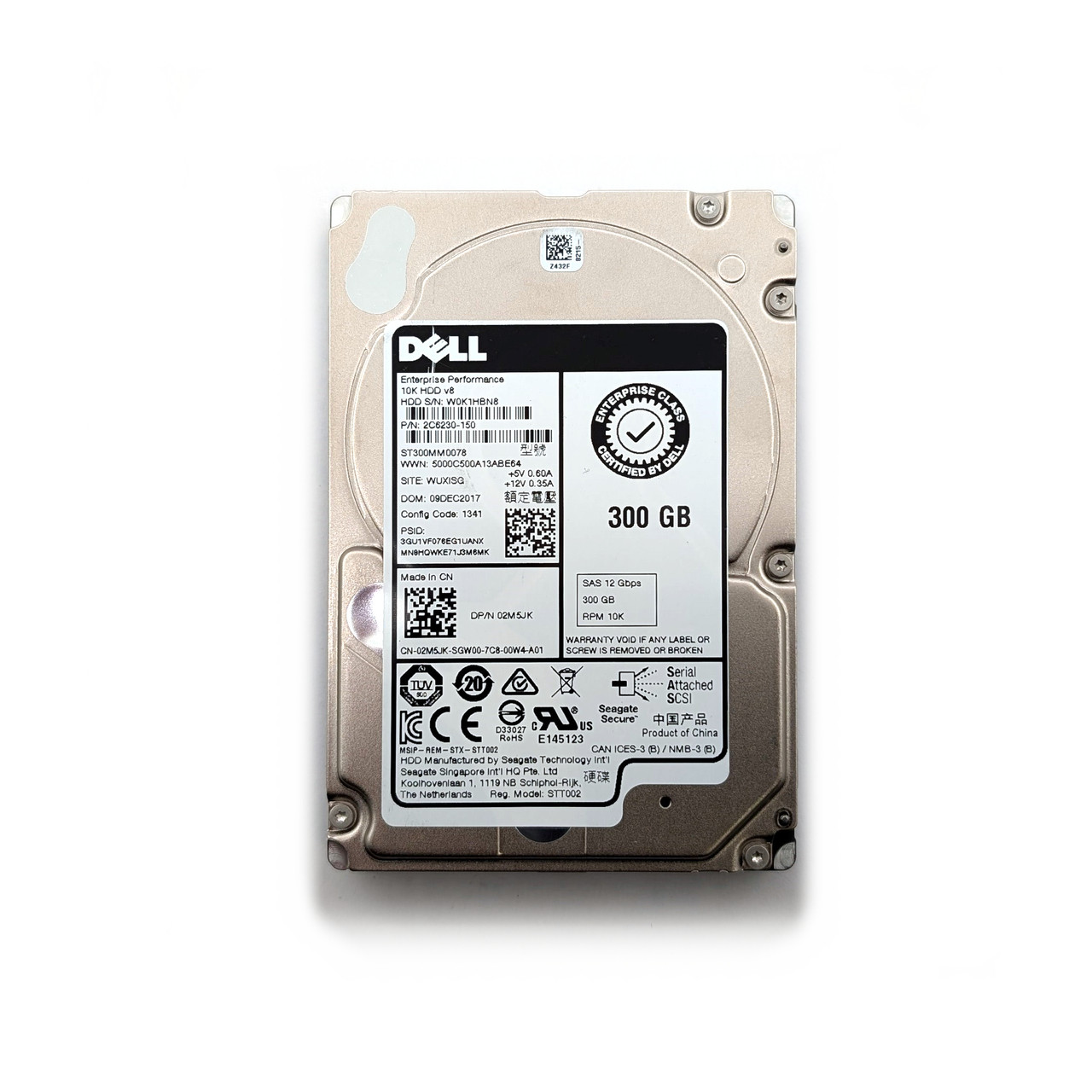 Dell 300GB 10K 12Gb/s SAS 2.5